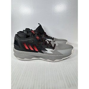 Adidas DAME 8 Damian Lillard Bridge City Black Gray Red Mens Size 13 HR1558 NEW